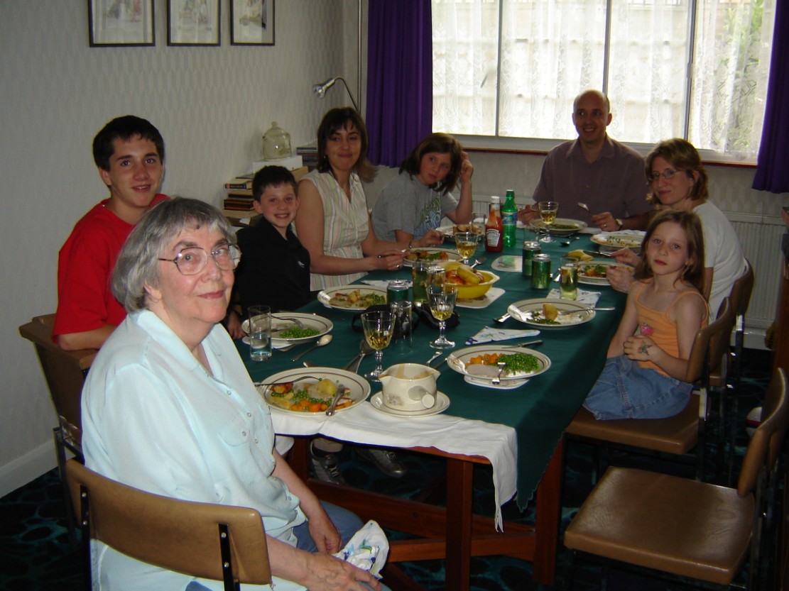 My family in Farnborough, SE London/ NW Kent, England. June 2006